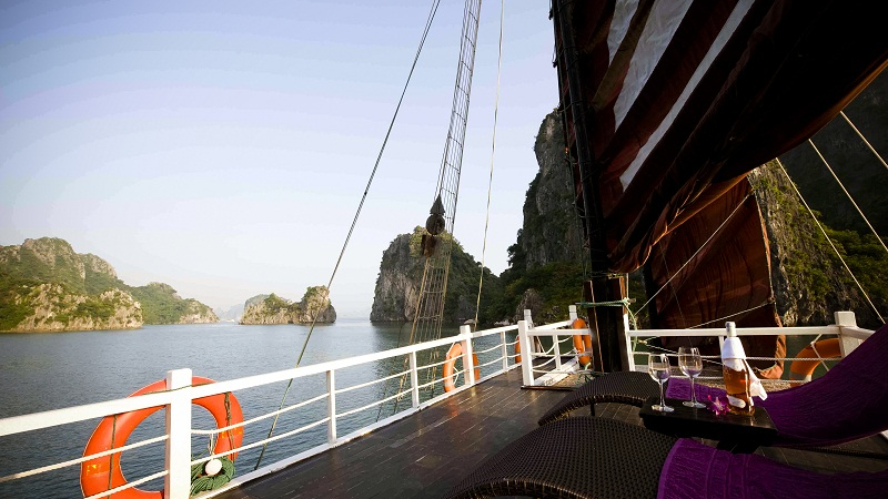 Legend Halong Cruise Sun Deck