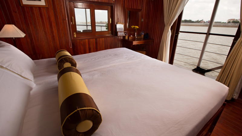 Pandaw Halong Cruise Double Bed