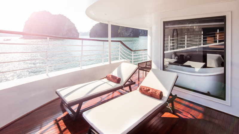 Ambassador Cruises Captain Suite Balcony