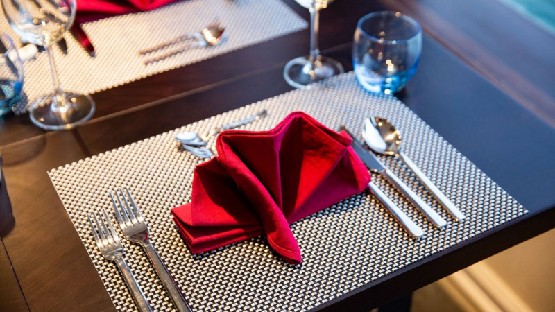 Elegant Restaurant Set Table