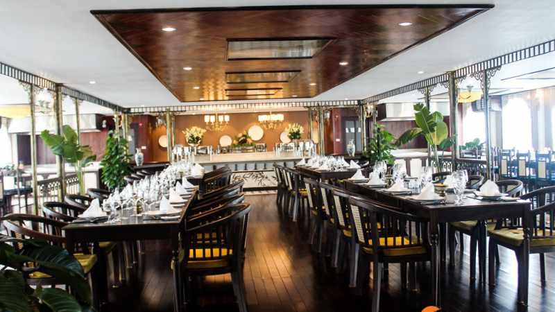 Indochine Cruise Restaurant Set Table