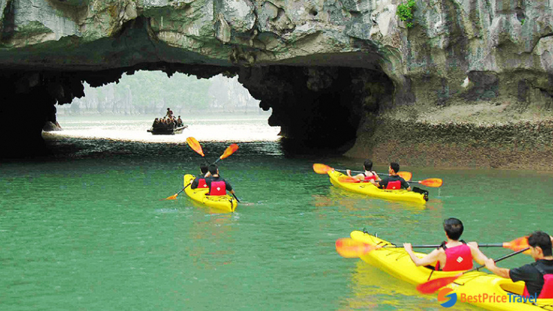 Explore Halong Bay By Kayaking