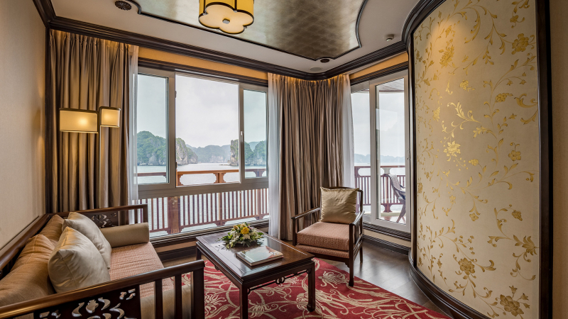 Heritage Line Lan Ha Bay Ylang Regency Suites Front (Glory Daisy) Lounge