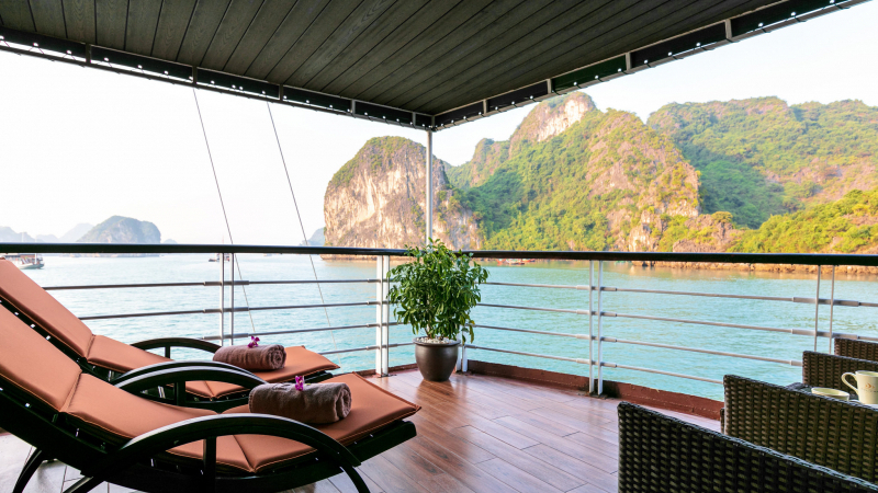 Private terrace of Royal Suite Balcony
