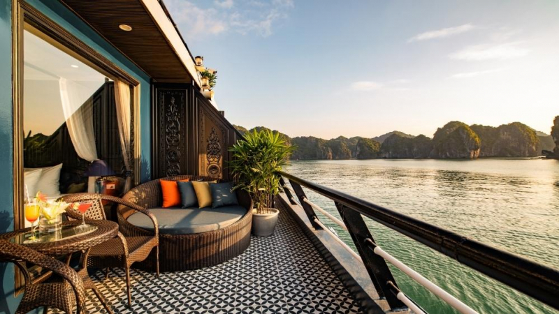 Rosy Cruise VIP Terrace Suite Balcony