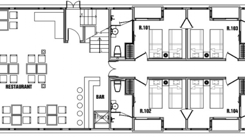 Sena First floor Deck Plan