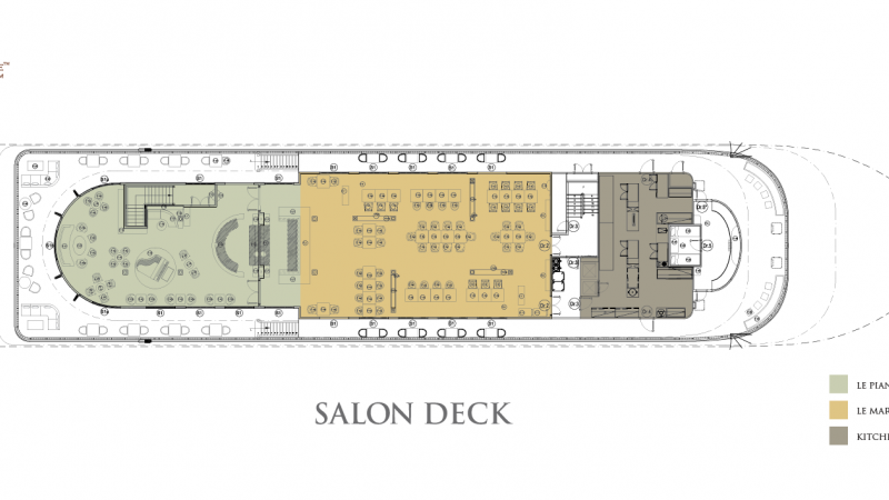 Paradise Elegance Cruise Salon Deck Plan