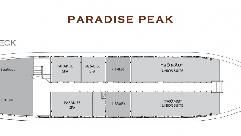 Paradise Peak Cruise Deck Plan 1