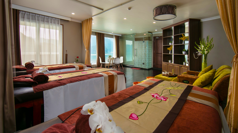 Luxury space for spa treatment