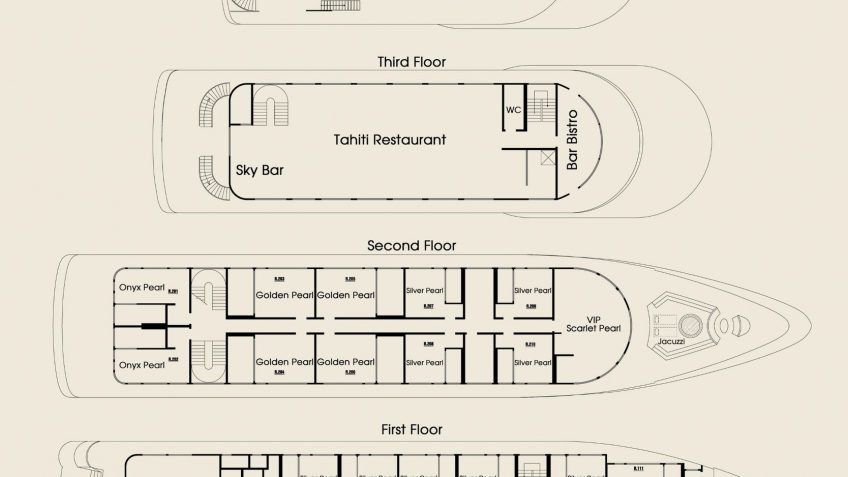 Overview of deck plan