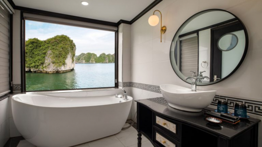 Bathroom With Beautiful Bay View