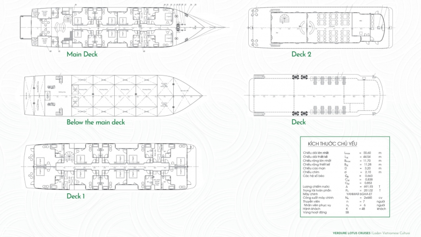 Verdure Lotus Cruise Deck Plan