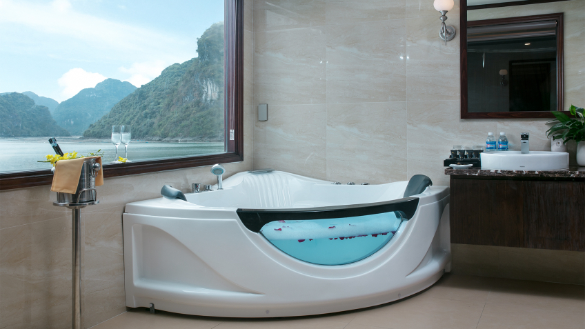 Chilling Luxurious Jacuzzi