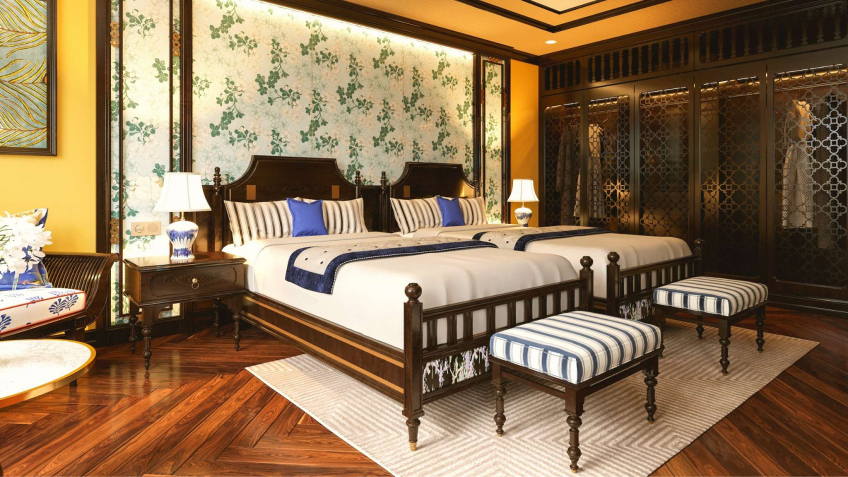 Twin Suite Room With Deluxe And Elegant Furniture