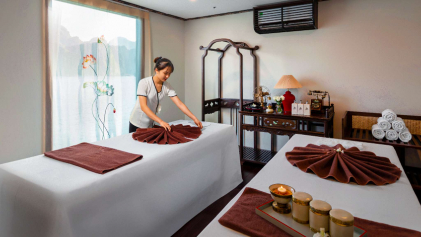 Spa with the best view of Halong Bay