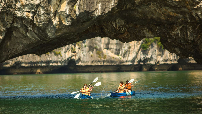 Discovering Caves in Lan Ha Bay By Kayaking