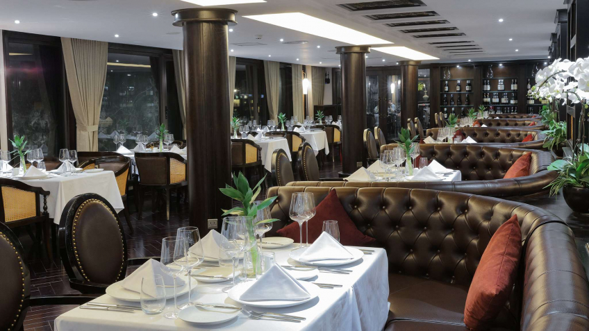 Sophisticated and luxurious restaurant
