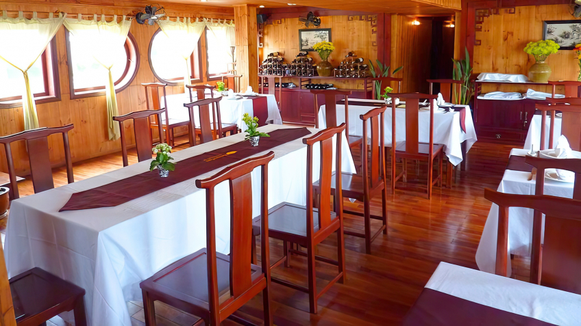 Elegant wooden Restaurant