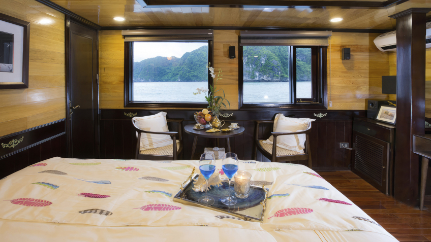 Standard choice for an overnight on Halong Bay