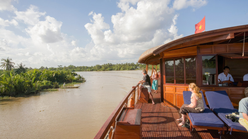 Have a look at tranquil Mekong Delta