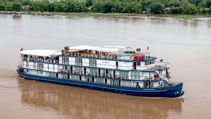 Overview Of Heritage Line Jayavarman Cruise Mekong River