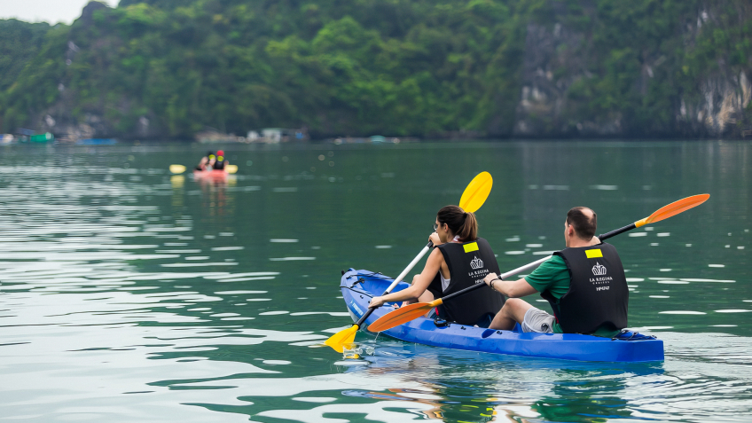 Try kayaking in the gorgeous area
