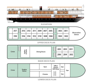 RV La Marguerite Cruise Deckplan