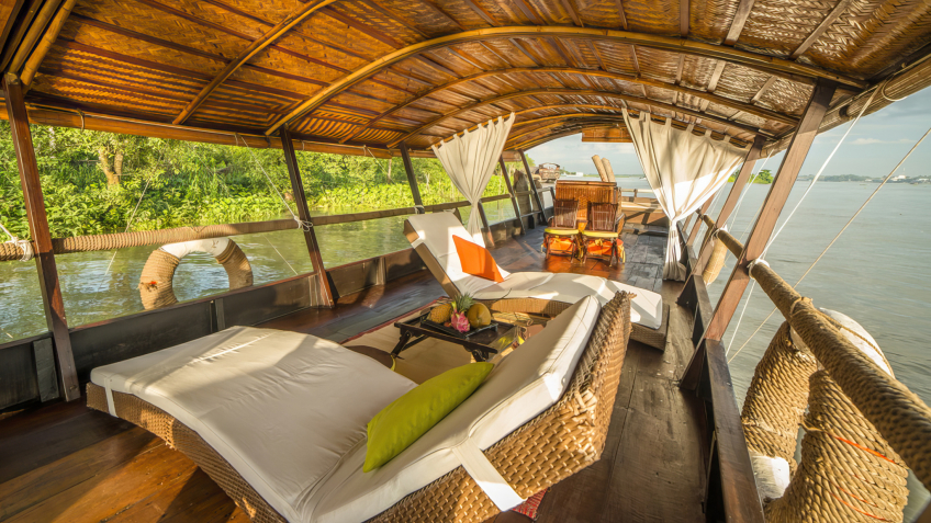 Soft Couches To Sightsee Mekong River
