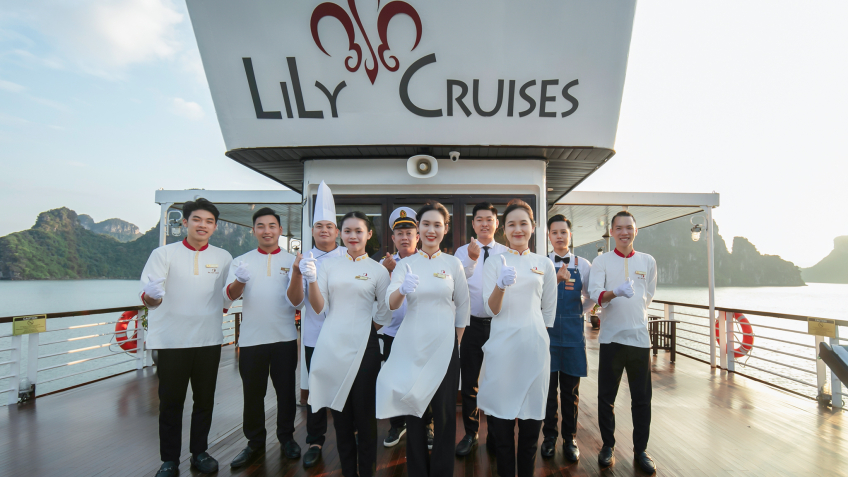Welcoming Staff On Lily Cruises