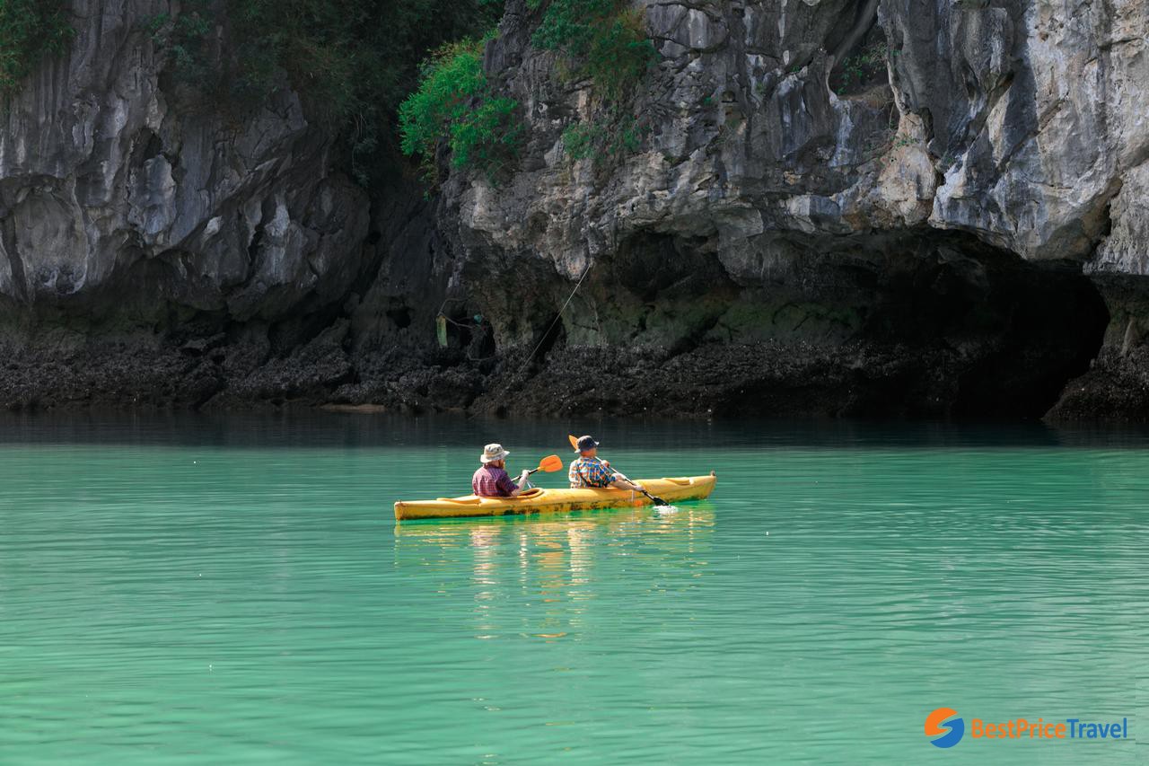 Explore Hidden Caves By Kayaking