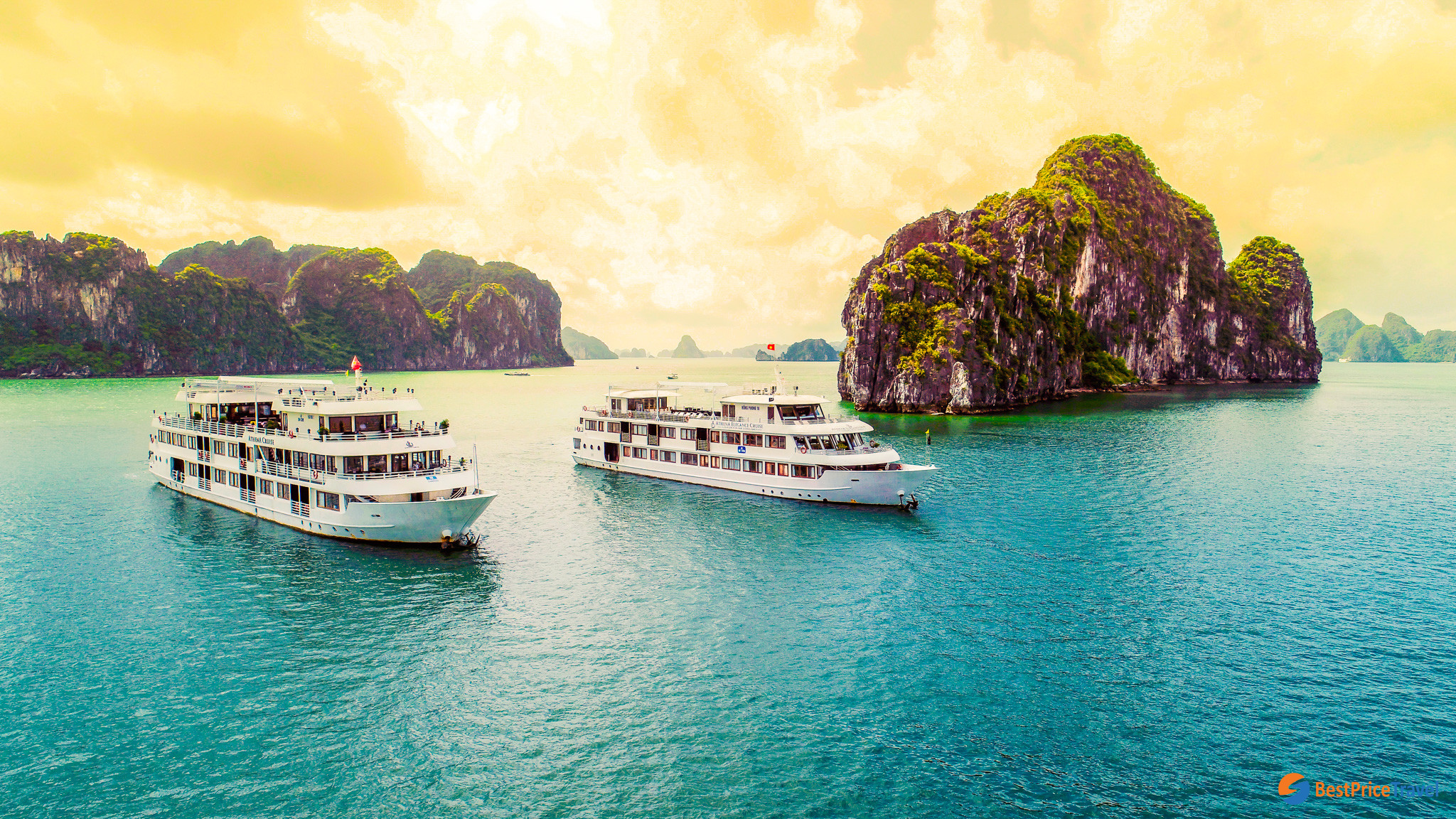 Athena Luxury Cruise in pretty Halong