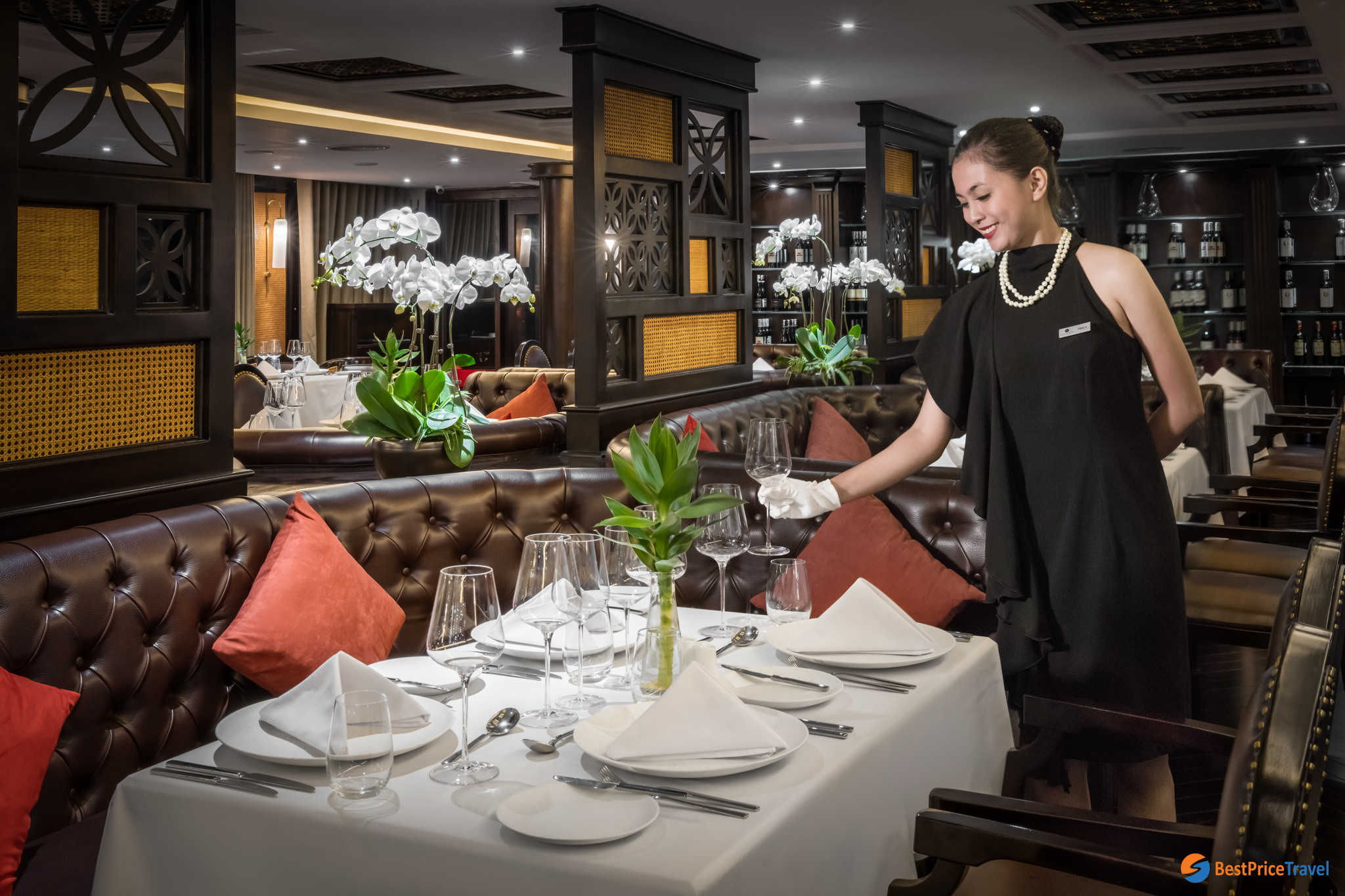 Ambassador Cruises Restaurant Waitress