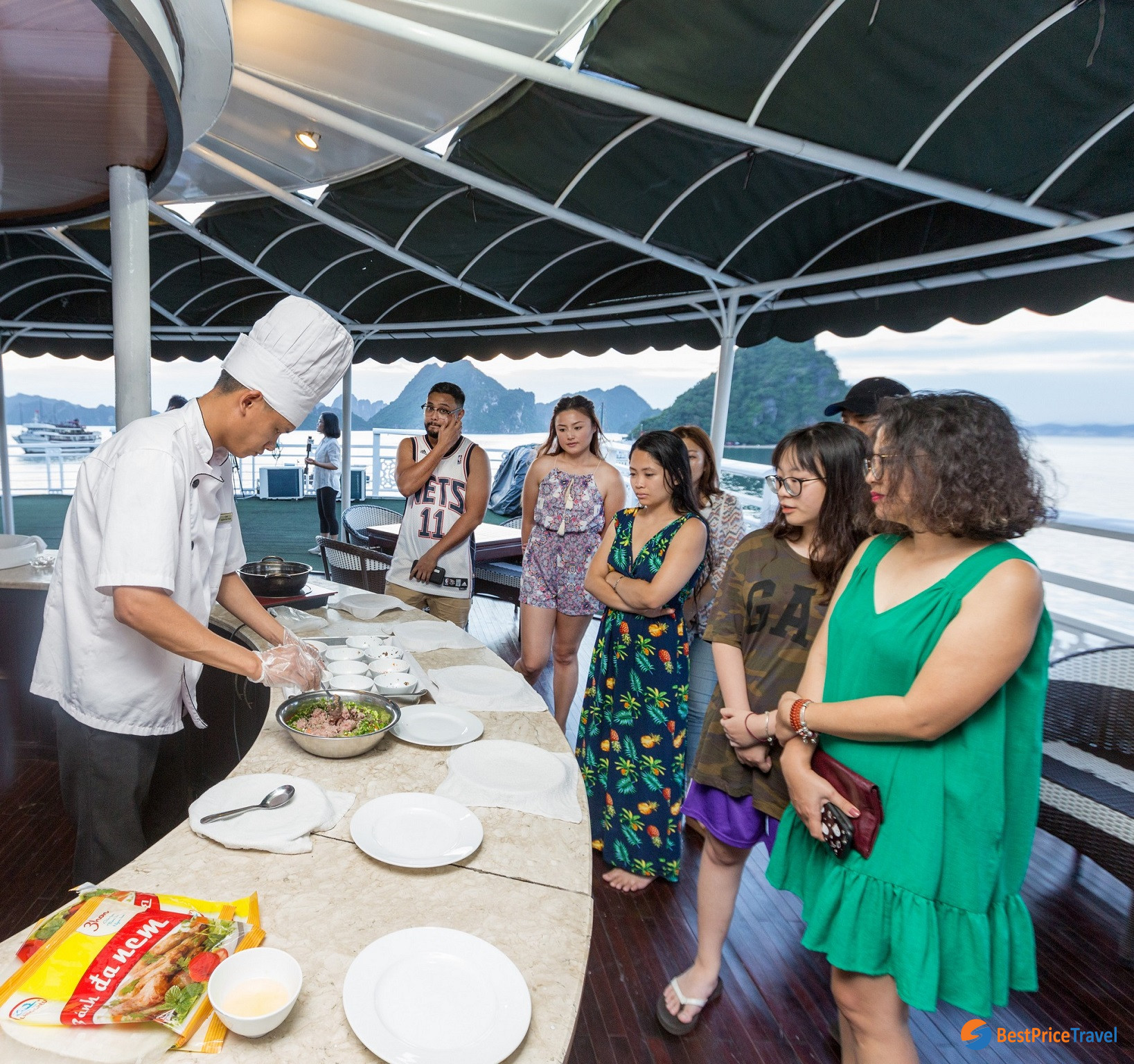 Cooking Class on sundeck