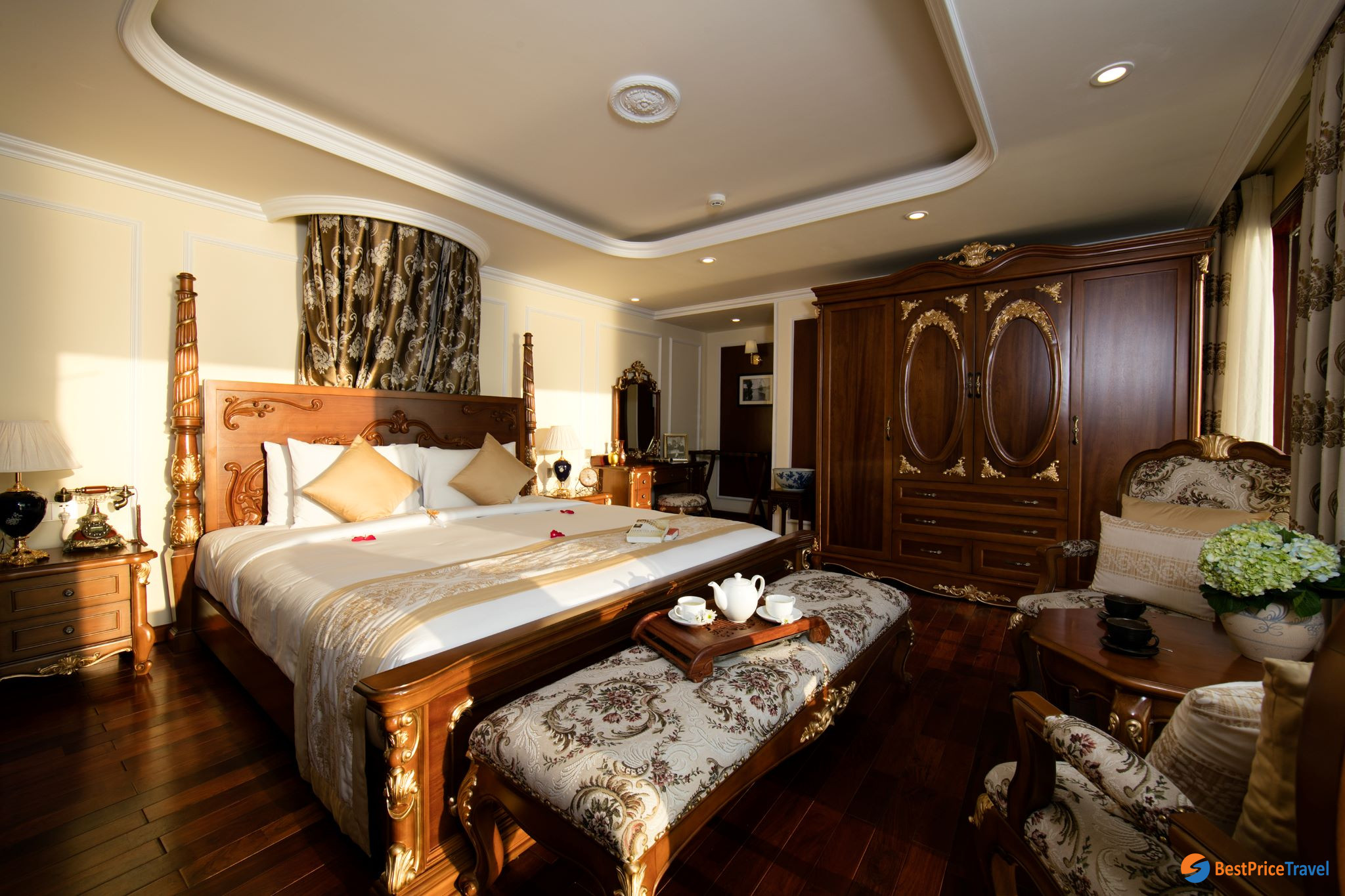 Royal Suite with traditional decor