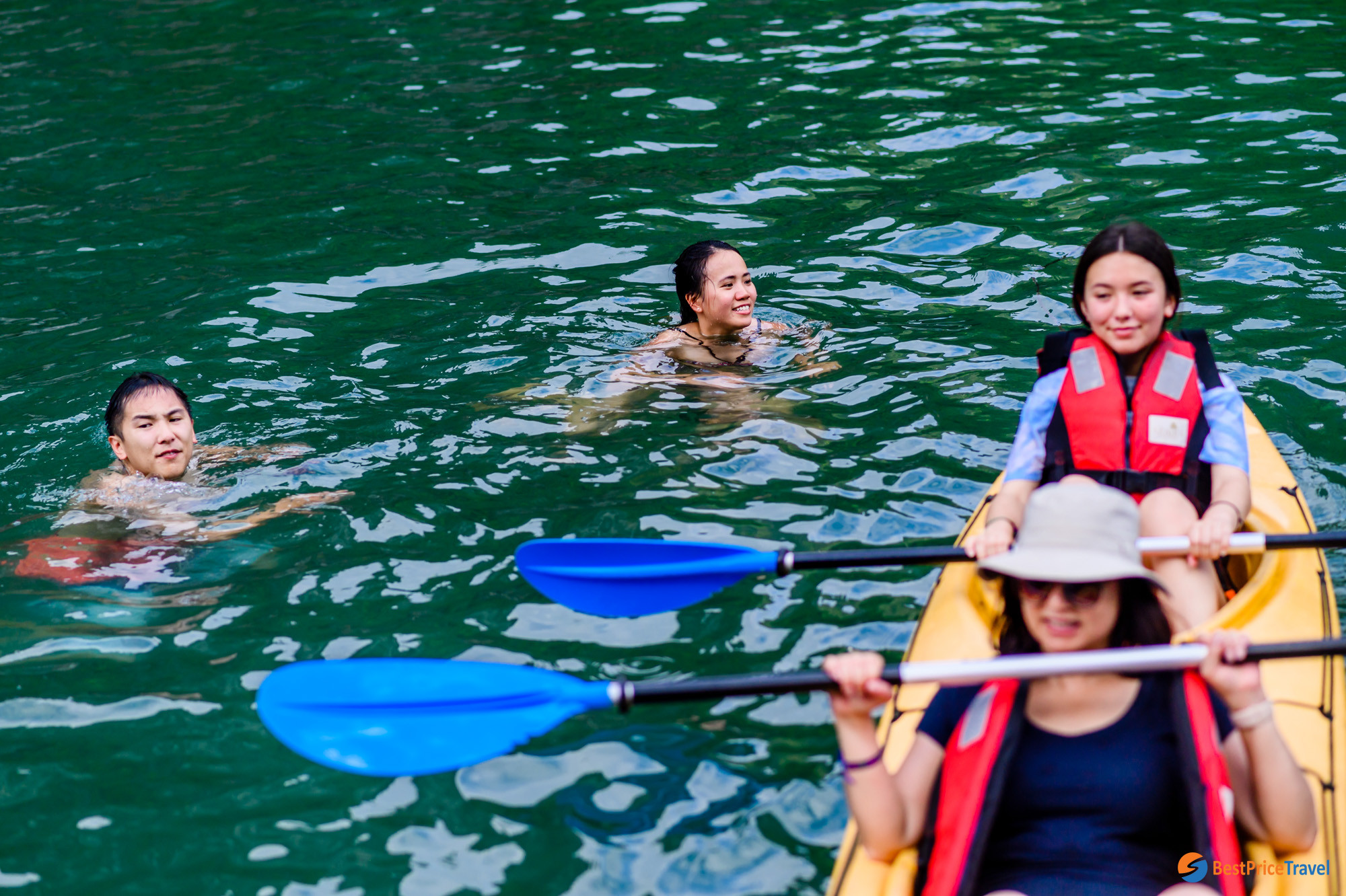 Have fun with kayaking activity