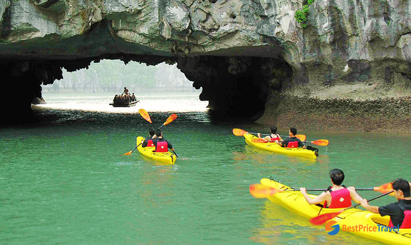 Discover Luon Cave by kayaking
