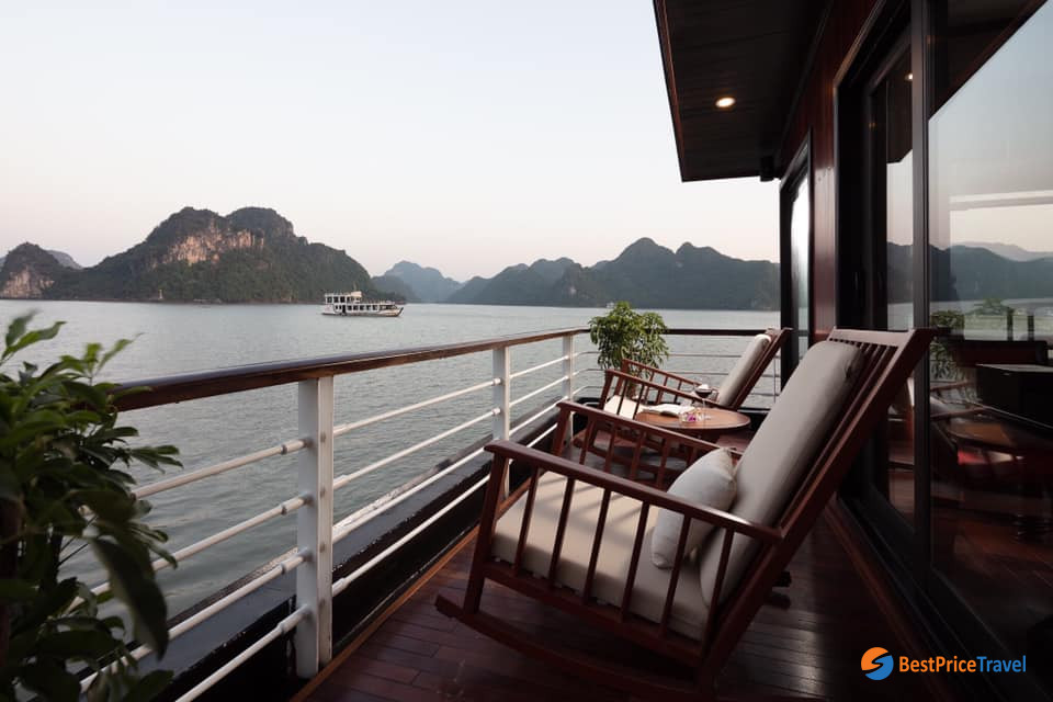 Soak up fresh air from private balcony