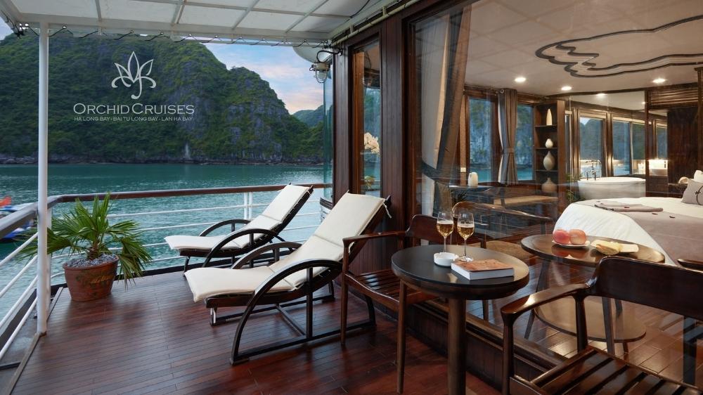 Orchid Cruise's Exclusive Suite Balcony