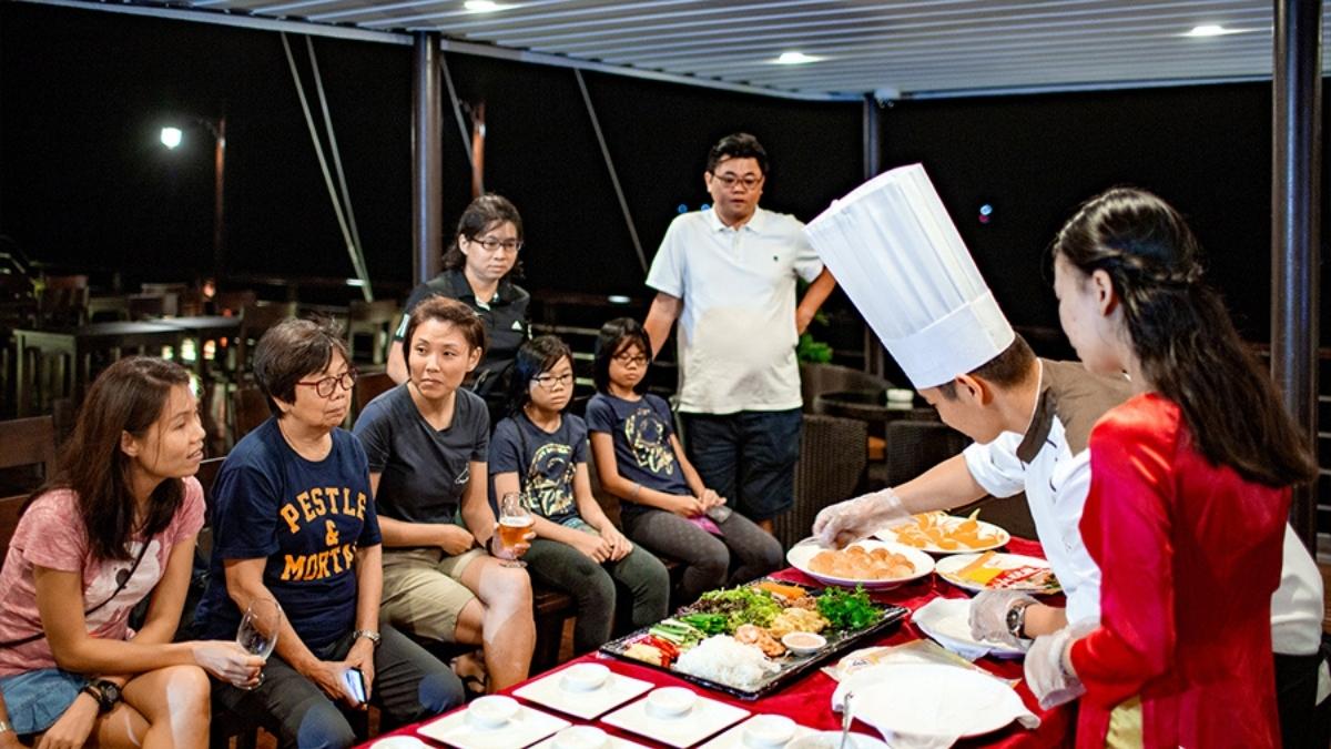 Cooking Demonstration onboard