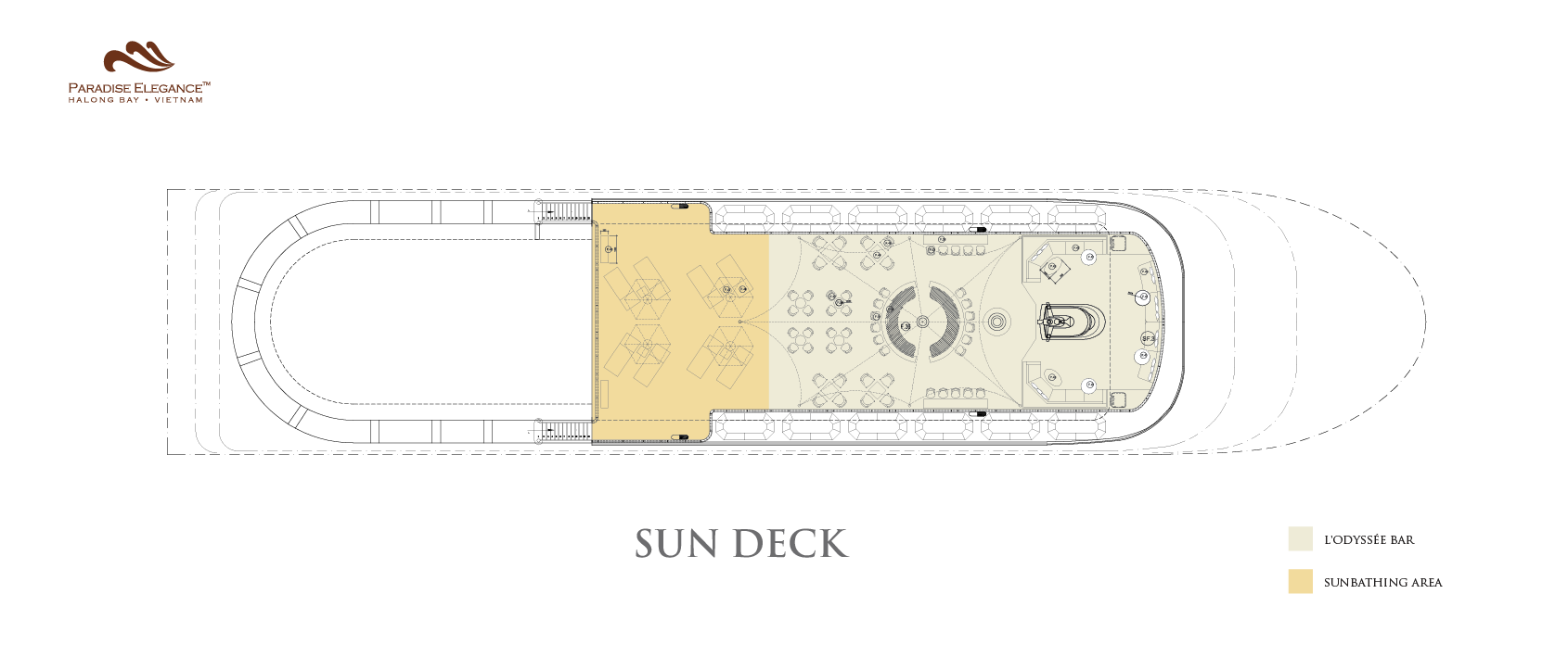 Paradise Elegance Cruise Sun Deck