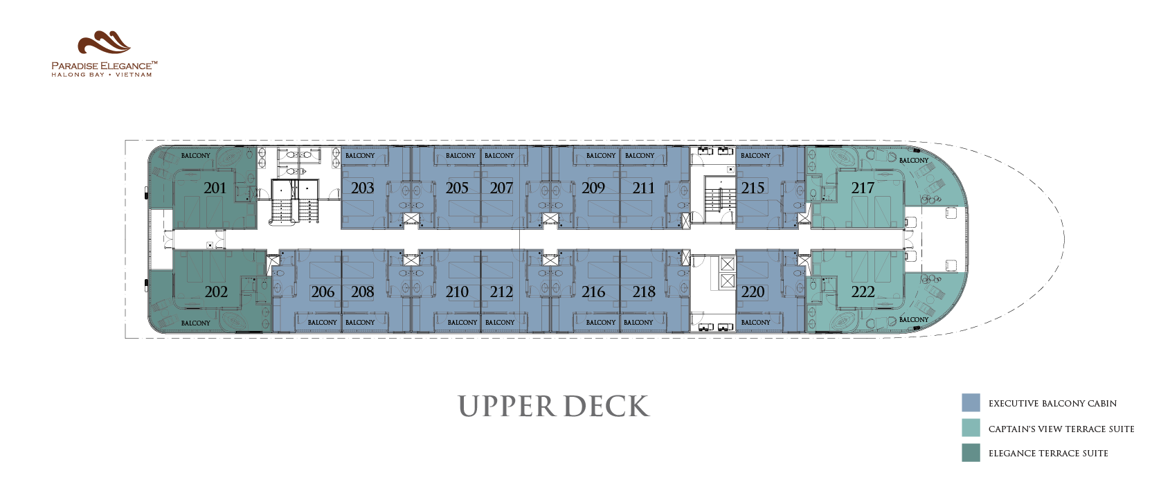 Upper Deck Plan