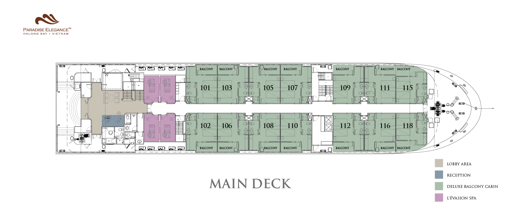 Main Deck Plan