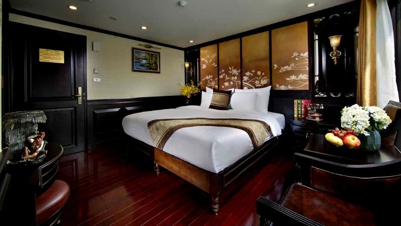 Spacious Bed inside the Executive Suite