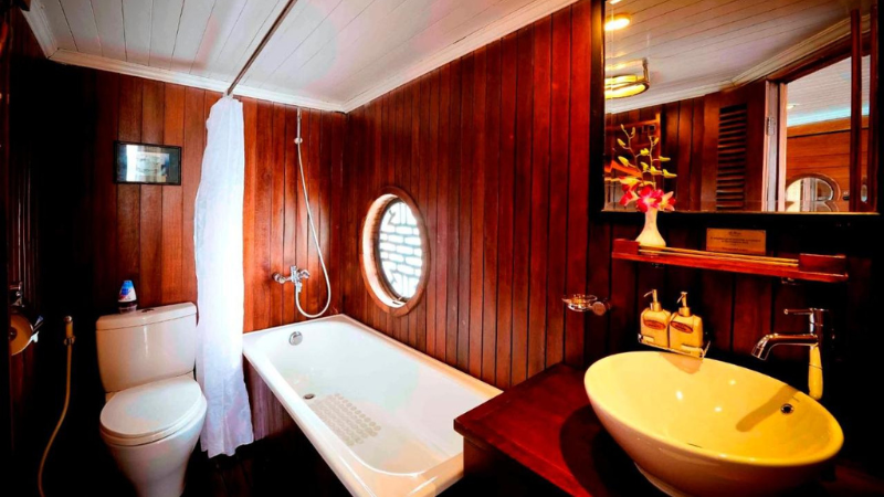 Bathroom Of Legend Halong Luxurious Suite