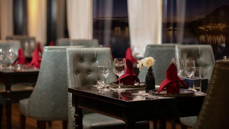 Cozy Ambiance At Luxury Restaurant