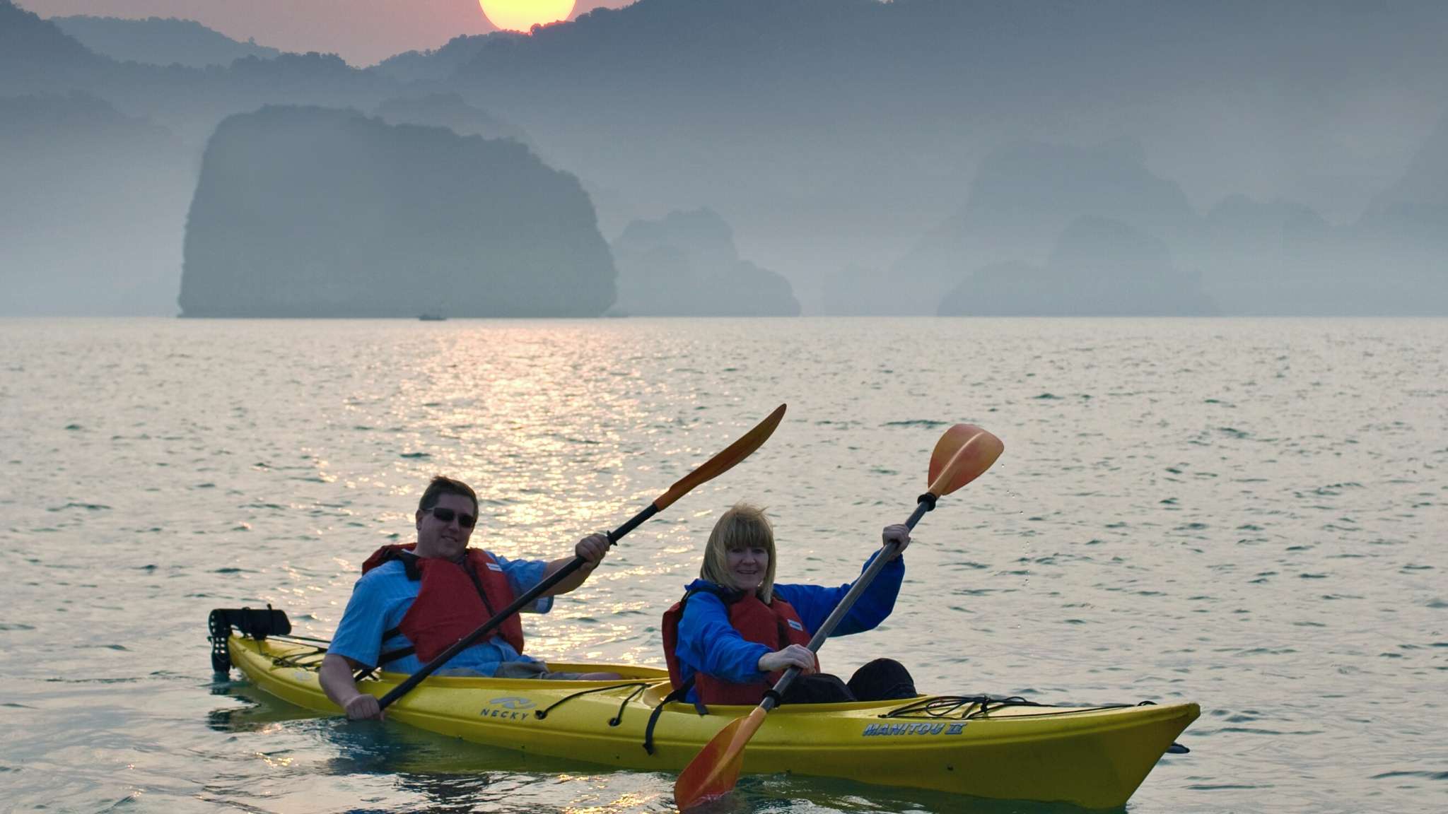 Kayaking To Admire The Majestic Of Halong Bay