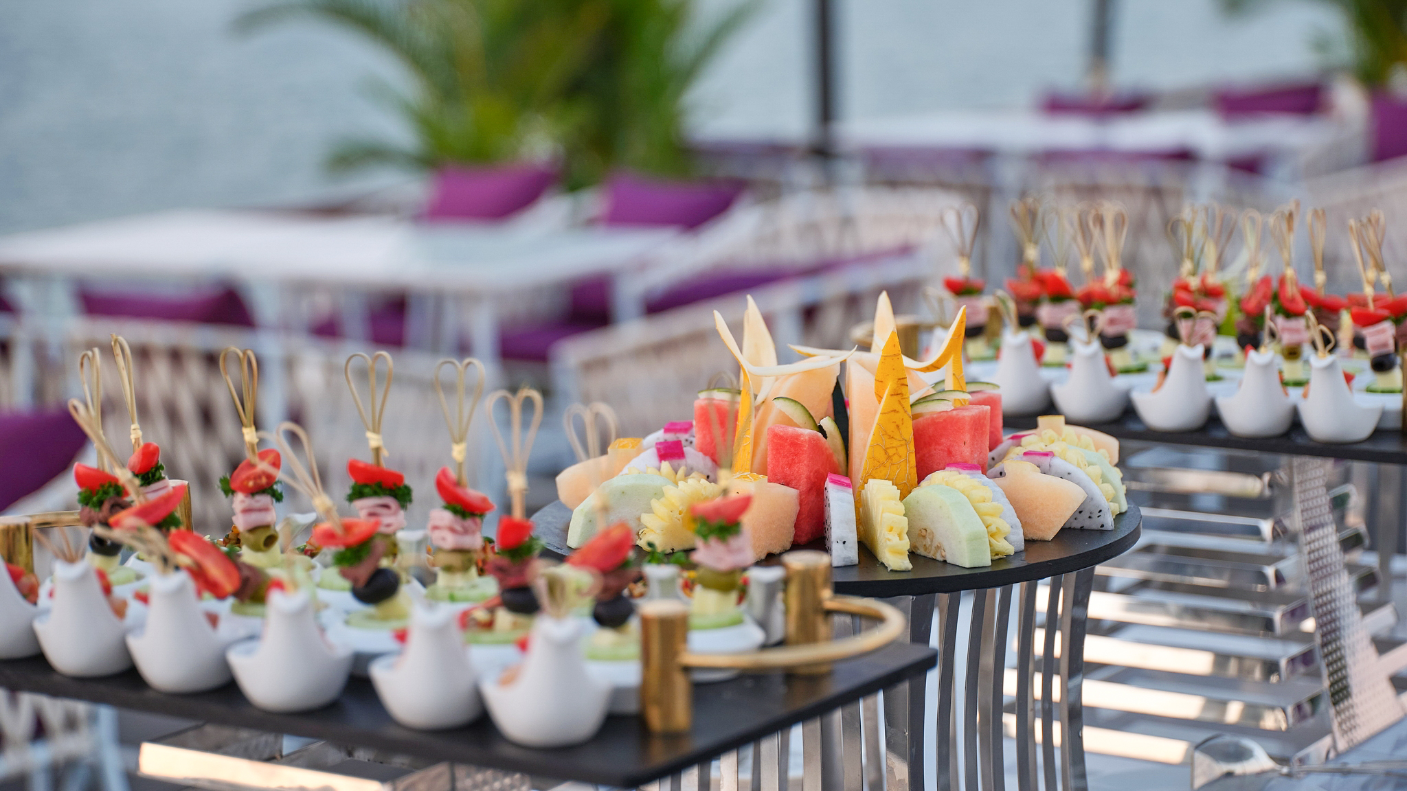 The mouth-watering Sunset Canape