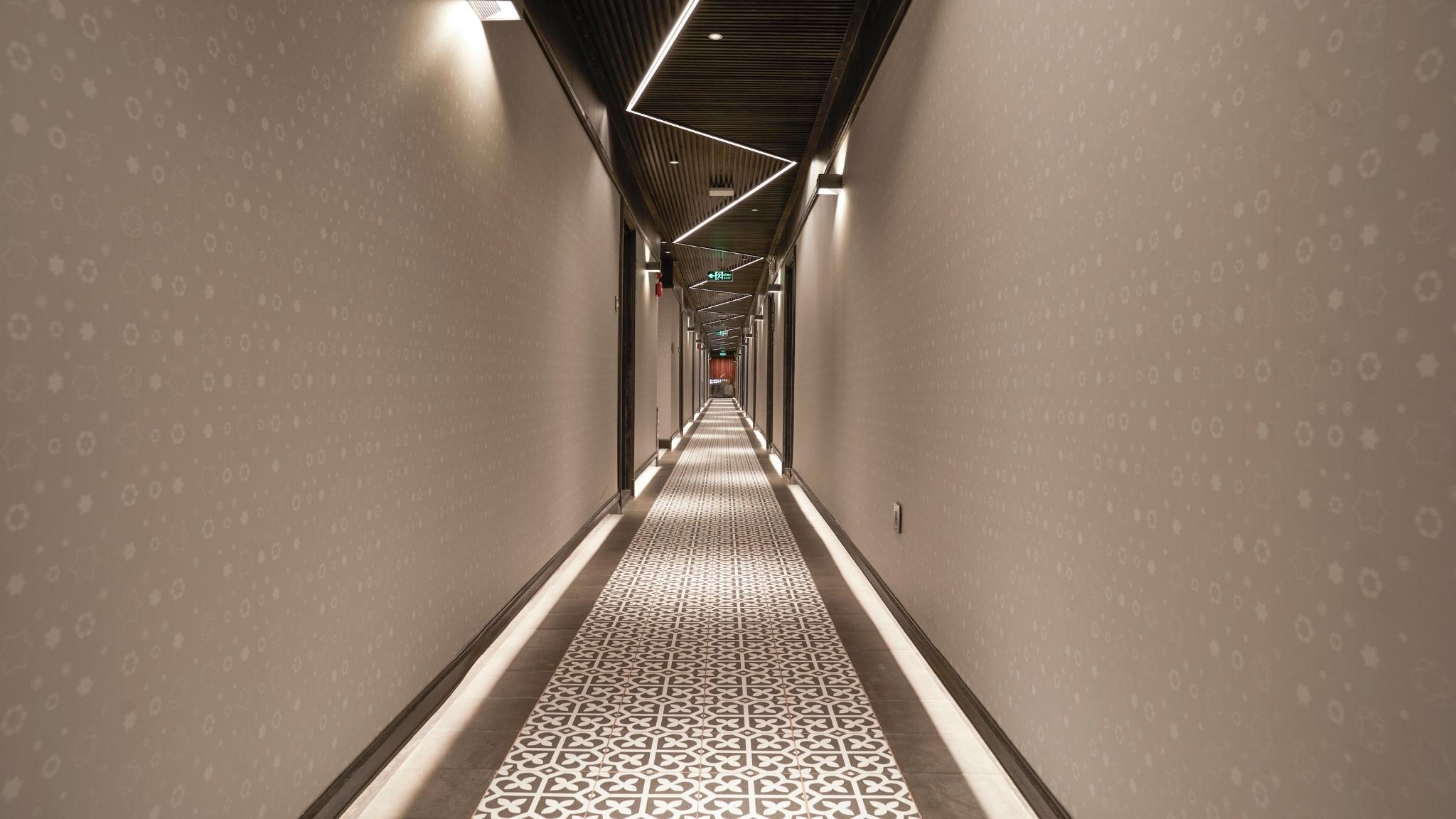 Luxuriant Corridor To The Suites