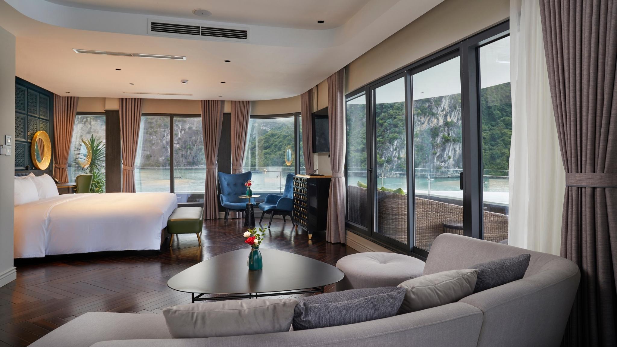 Observe The Scape Of Ha Long Bay From The President Suite