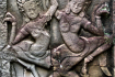 Bas Relief Of Apsara Dancers